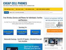 Tablet Screenshot of cheapcellphones.com